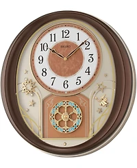 Seiko Melodies in Motion Wood-Tone Wall Clock