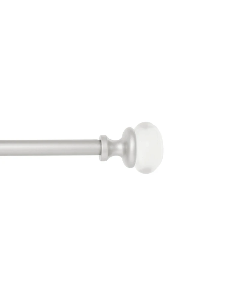 Kenney Fast Fit Easy Install Shania 5/8" Decorative Window Curtain Rod for Stylish Home Decor