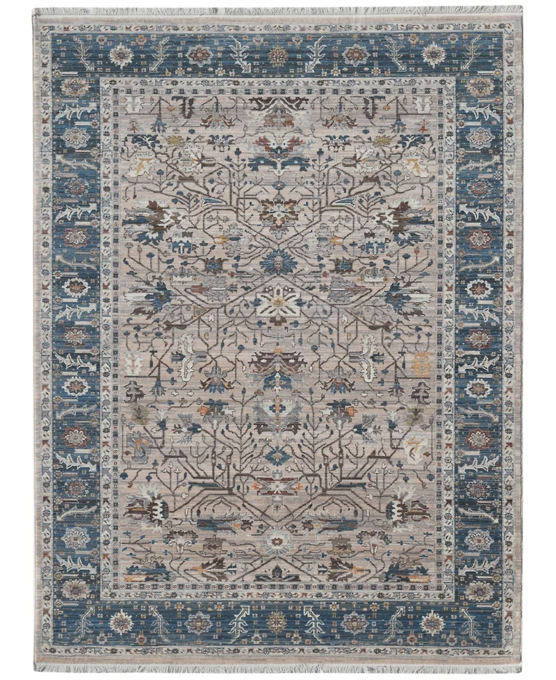 Amer Rugs Arcadia Arc-4 Beige/Navy 5' x 7'8" Area Rug