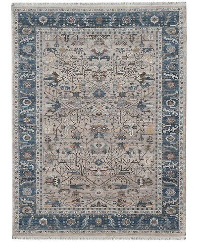 Amer Rugs Arcadia Arc-4 Beige/Navy 5' x 7'8" Area Rug