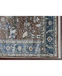Amer Rugs Arcadia Arc-3 Red/ Navy 3'11" x 5' Area Rug