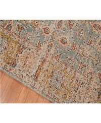 Closeout Amer Rugs Eternal Ete 27 Teal Rug
