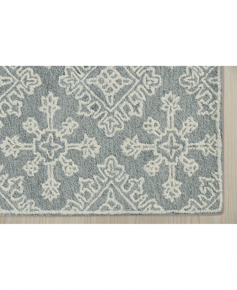 Amer Rugs Boston Bos-33 Gray 7'6" x 9'6" Area Rug