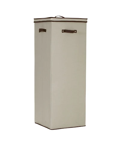 Household Essential Tall Wrapping Paper Organizer Storage Box with Lift-Out Ribbon Tray