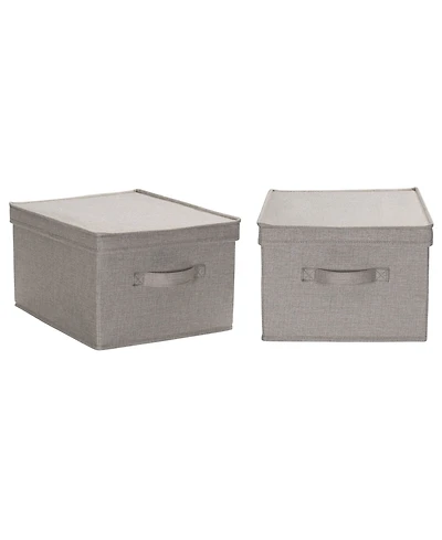 Household Essentials Large Fabric Storage Bins 2 Pack