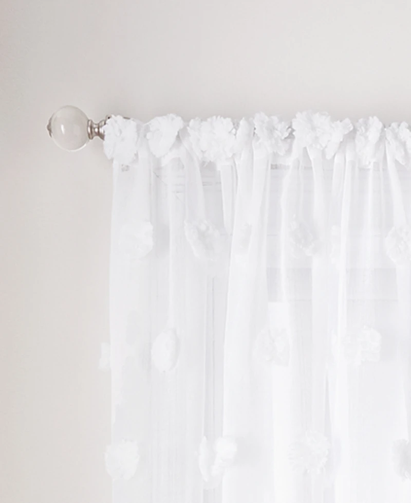Snowball 50" x 96" Poletop Curtain Panel Set