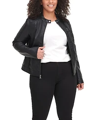Levi's Plus Faux Leather Motocross Racer Jacket
