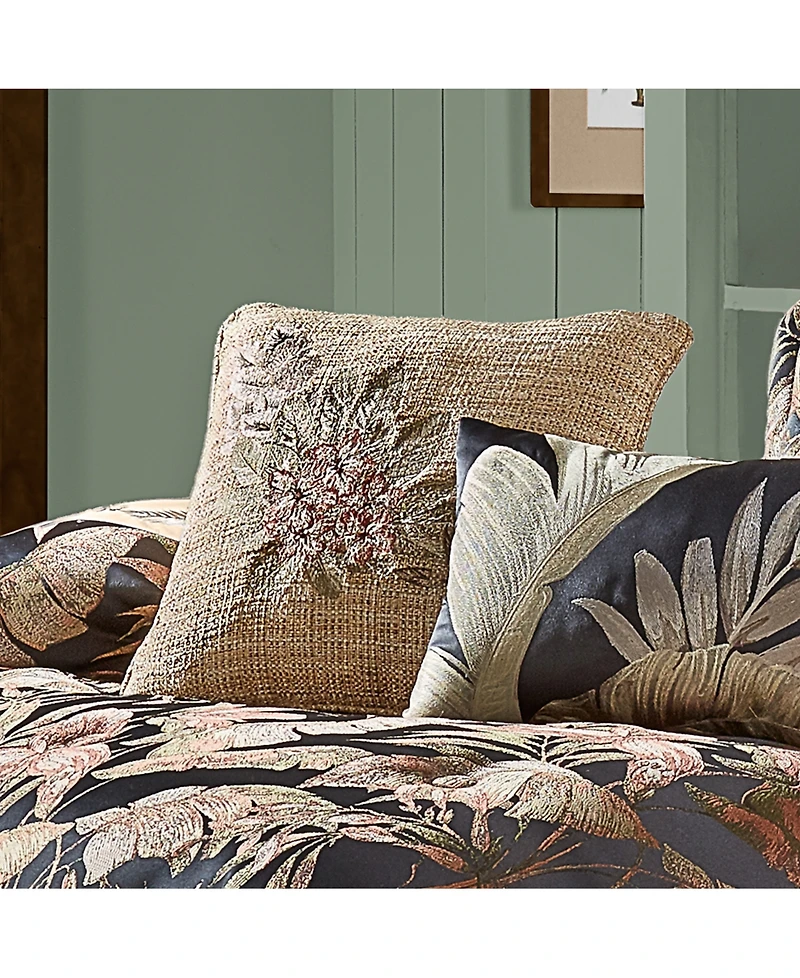 J Queen New York Martinique Embellished Decorative Pillow, 18" x 18"