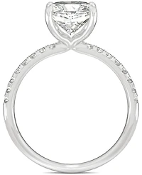 Charles & Colvard Moissanite Engagement Ring (2-5/8 ct. t.w. Dew) in 14k White Gold