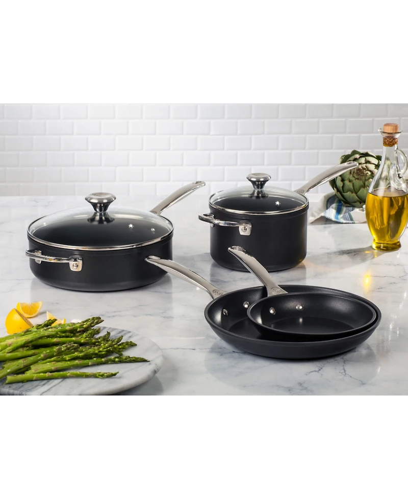 Le Creuset Hard Anodized Aluminum Nonstick 6-Pc. Cookware Set