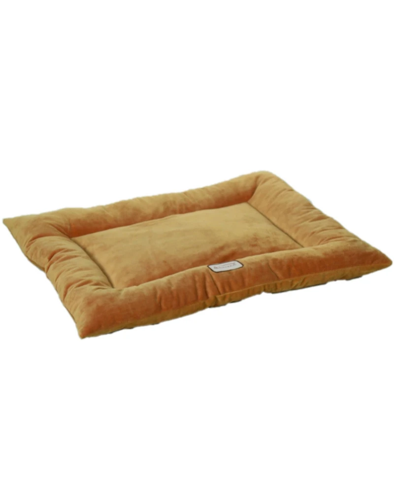 Armarkat M01CZS-m Medium Pet Bed Mat , Dog Crate Soft Pad With Poly Fill Cushion,Earth Brown