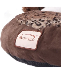 Armarkat Cuddle Cave Cat Bed With Anti Slip Bottom for Cat Kitty Puppy Animals, Cat Slipper Bed C31HKF/Bw