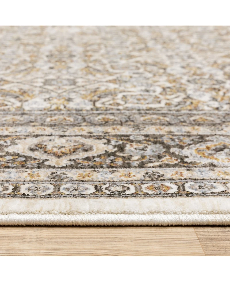 Oriental Weavers Maharaja 2061N Ivory and Gray 2' x 3' Area Rug
