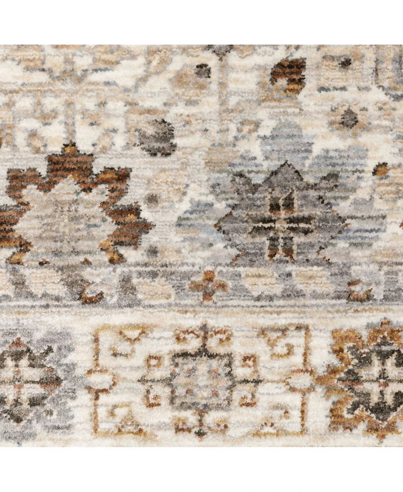 Oriental Weavers Maharaja 71W Ivory and Gold 5'3" x 7'6" Area Rug