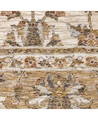 Oriental Weavers Maharaja 5091Z Ivory and Gold 3'3" x 5' Area Rug