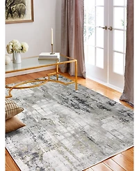 Bashian Charm Cha-03 Gray 7'9" x 9'9" Area Rug