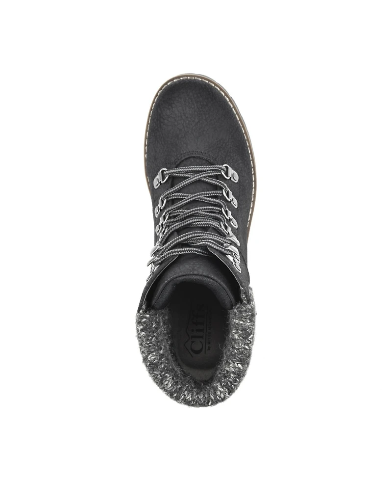 Cliffs by White Mountain Women's Pathfield Lace-Up Booties