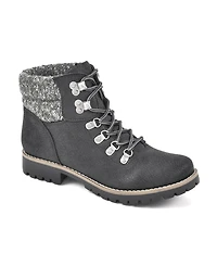 Cliffs by White Mountain Women's Pathfield Lace-Up Booties