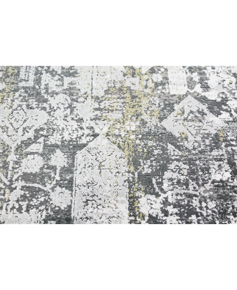 Bashian Charm Cha- Gray 2'6" x 8' Runner Rug
