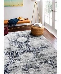 Closeout Bashian Isle Isl 02 Gray Blue Rug
