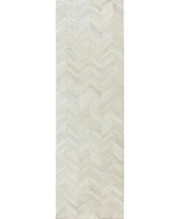 Bashian Cowhide Fie 01 White Rug