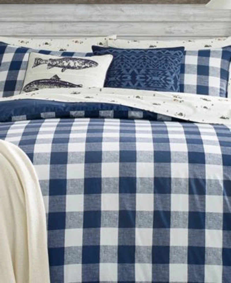 Eddie Bauer Lakehouse Plaid Duvet Cover Sets