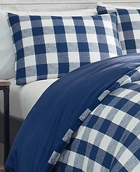 Eddie Bauer Lakehouse Plaid 3-Pc. Duvet Cover Set