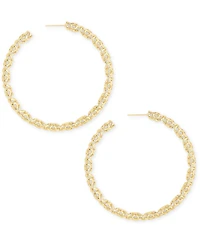 Kendra Scott Large Openwork Tubular Hoop Earrings, 2.5"