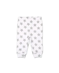 The Peanutshell Baby Boys Pants Set, 5 Pack, Safari, Black, White, Sage, Stars