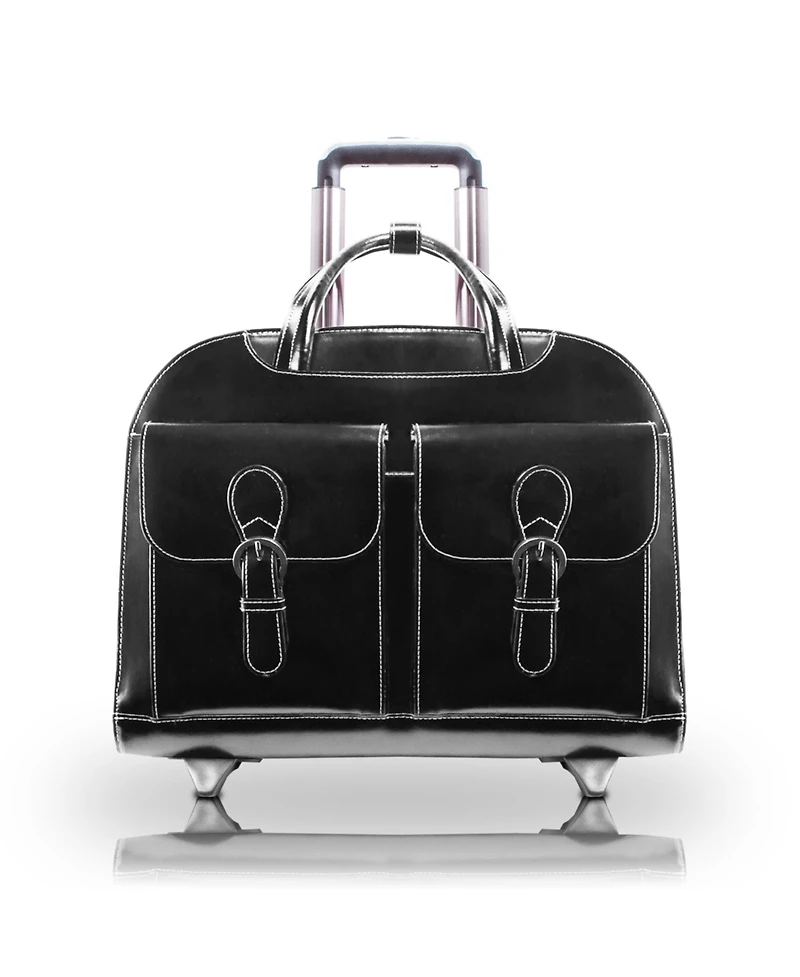 McKlein Davis Wheeled Briefcase