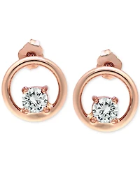 Giani Bernini Cubic Zirconia Circle Stud Earrings, Created for Macy's