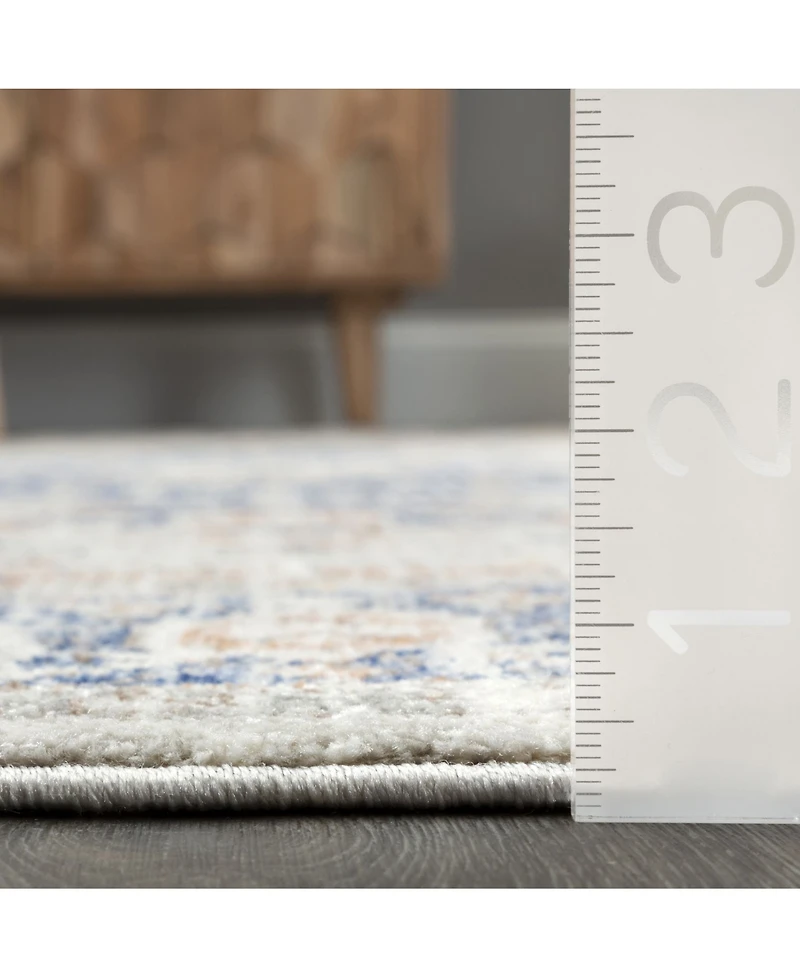 nuLoom Jacquie RZAB07B Blue 5' x 7'5" Area Rug