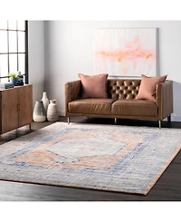 nuLoom Jacquie RZAB07A Peach 8' x 10' Area Rug