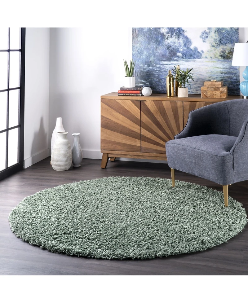nuLoom Kara KKBX01G Green 5'3" x 7'7" Area Rug