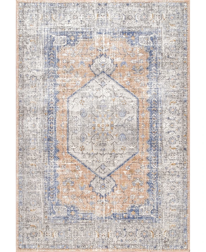 nuLoom Jacquie RZAB07A Peach 5' x 7'5" Area Rug