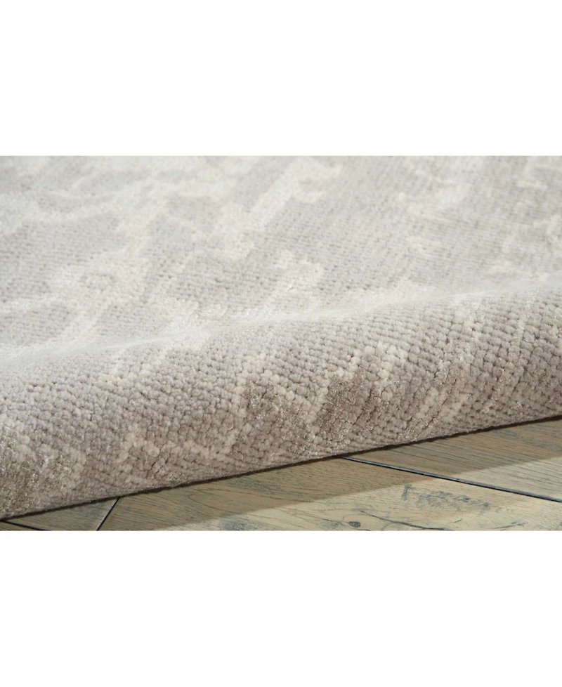 Nourison Home Elan ELN03 Silver 5'6" x 8' Area Rug