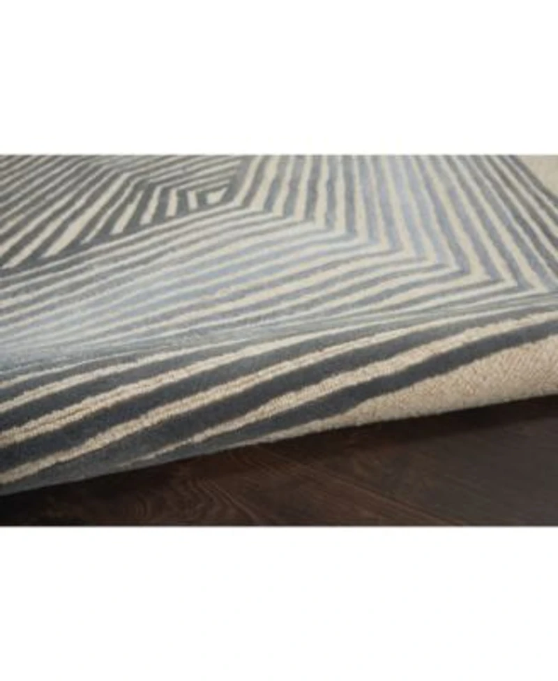 Nourison Home Symmetry Smm06 Ivory Gray Rug