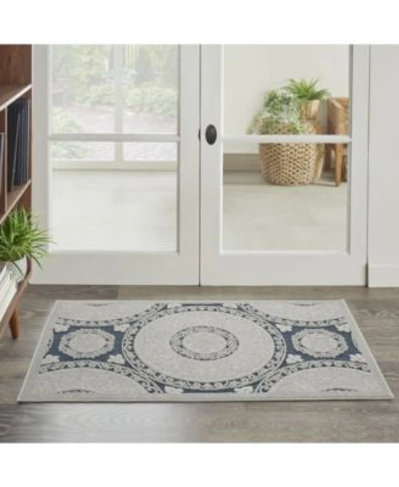 Nourison Home Key Largo Klg03 Blue Rug