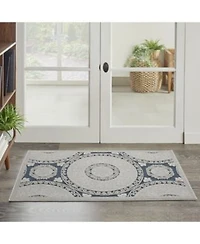 Nourison Home Key Largo Klg03 Blue Rug