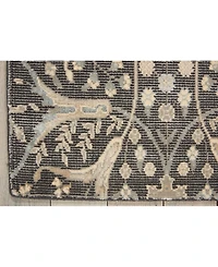 Nourison Home Luminance LUM08 Charcoal 2'3" x 8' Runner Rug