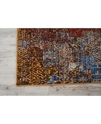 Nourison Home Chroma CRM03 Paprika 5'6" x 8' Area Rug