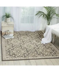 Nourison Home Riviera Ri01 Charcoal Rug