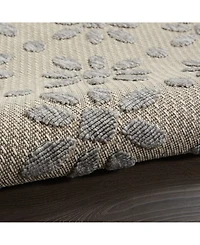 Nourison Home Cozumel CZM03 Cream 2'2" x 7'6" Runner Rug
