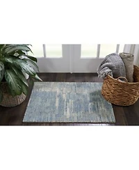 Nourison Home Ellora Ell01 Blue Rug