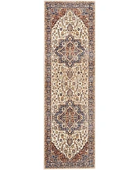Closeout! Nourison Home Lagos LAG04 Cream 2'3" x 7'6" Runner Rug