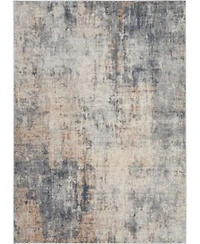 Nourison Home Rustic Textures Rus01 Gray Beige Rug