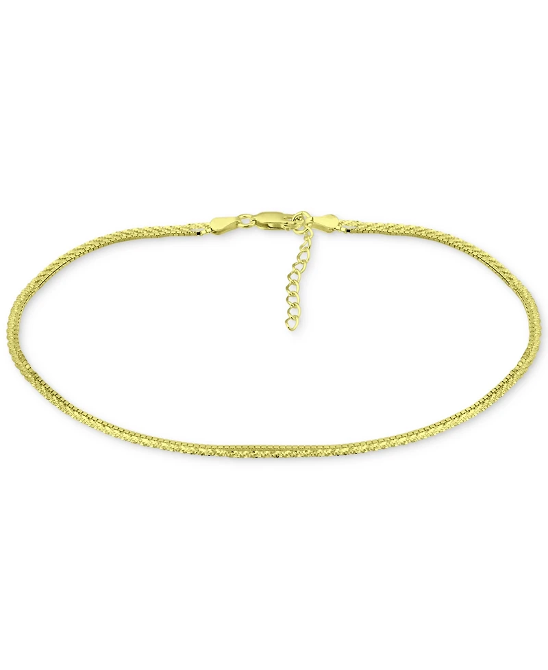 Giani Bernini Double Row Ankle Bracelet, Created for Macy's