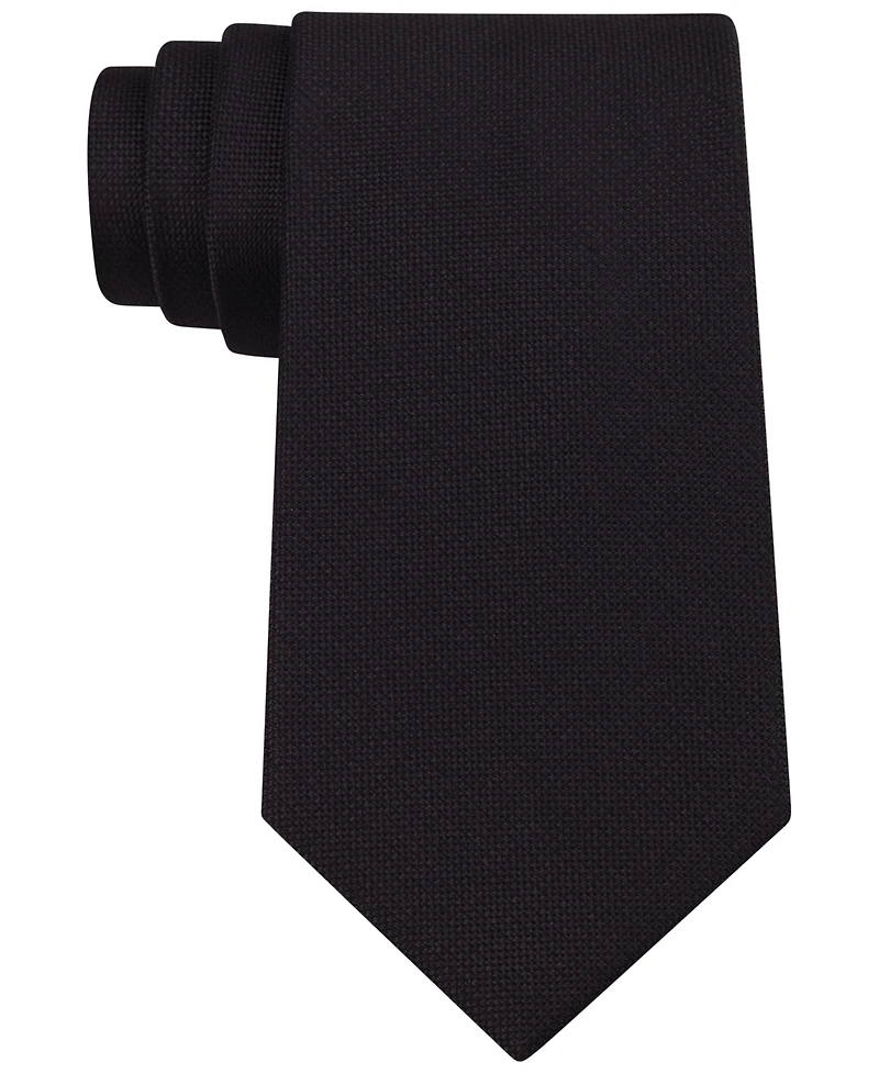 Men's Calvin Klein Silver Spun Solid Slim Tie
