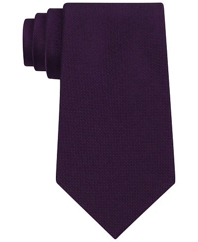 Men's Calvin Klein Silver Spun Solid Slim Tie