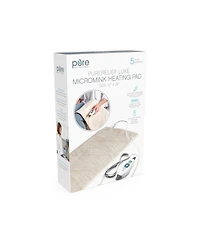 PureRelief Luxe Micromink Heating Pad - Sand Waves